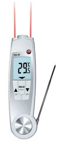 Термометр Testo 104 IR складной водонипроницаемый пищевой/ИК-термометр (с поверкой)